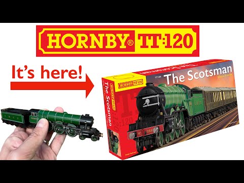 Hornby TT:120 'The Scotsman' train set full review!