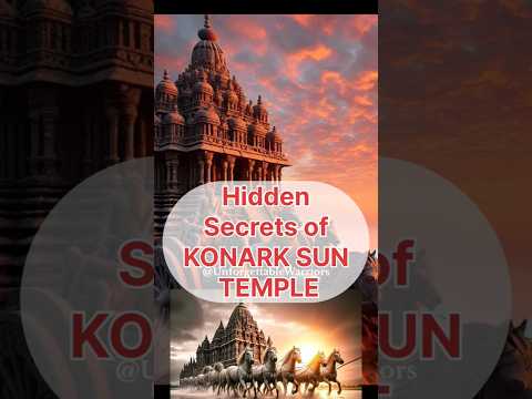 Hidden Secrets of KONARK SUN TEMPLE | Vikash Dhakar | #suntemplekonark #odisha #temple #shorts #yt