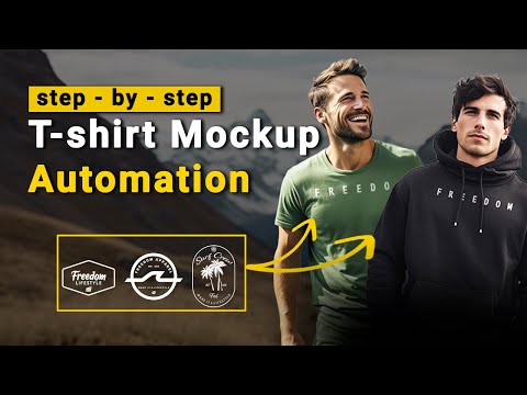 Streamline Your T-Shirt Mockup Workflow |  Step-by-Step Automation Tutorial