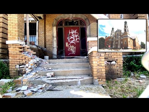 DEMOLITION of Detroit Church Building - My Family & The LAST Mass