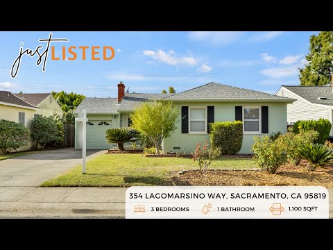 East Sacramento Home for Sale | 3 Bedroom | Updated | 354 Lagomarsino Way