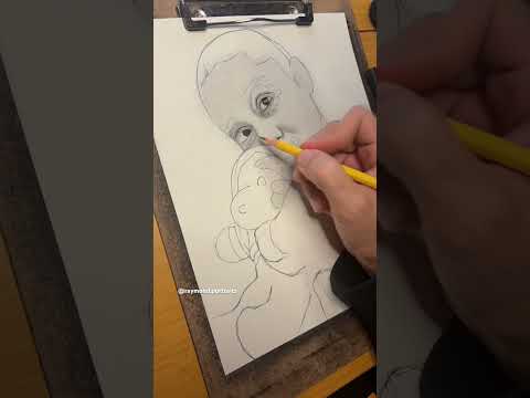 DRAWING ARIANA (tiktok: raymond.portraits) #art #shortsvideo #artist #artistdrawing #arianagrande