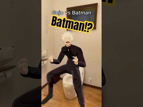 Gojo vs Batman: Hollow Brown 🤣 #gojo #gojosatoru #batman #anime #meme #vrchat #vrc