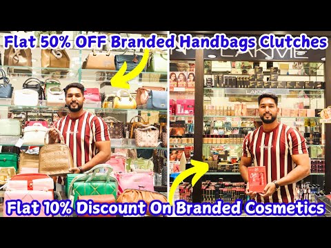 Flat 50% OFF Hyderabad Imported Hand Bags Purses Clutches Sling Bags Charminar Shopping Market