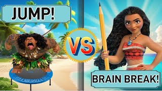 Moana Brain Break! Jump Battle,  Animal Trivia, and More epic games