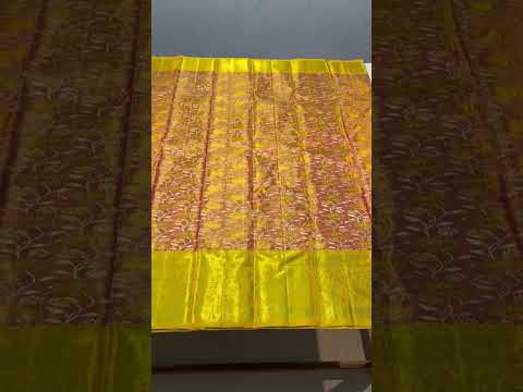 26500+shipping,2 gram pure zari,Kanchipuram Handloom Gold Tissue silk saree,Multiple colors comes