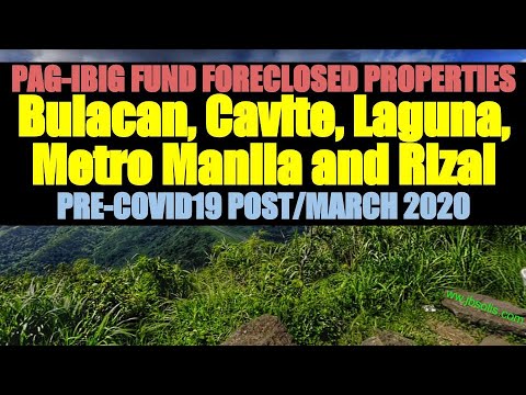 Foreclosed Properties, NCR, Cavite, Bulacan, Laguna, Rizal from Pag-Ibig Fund