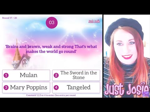 LIVE Disney guess the Lyrics Quiz!