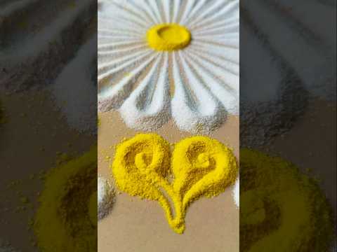 Easy rangoli design #rangoli #art #sho