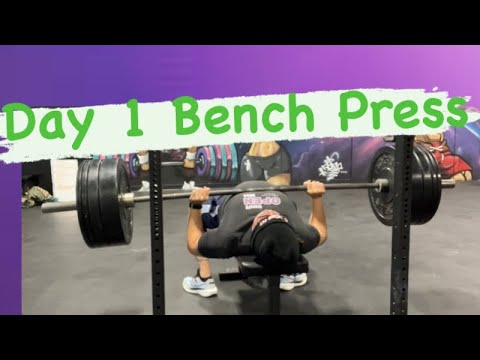 Bench Press Day1 .#gym #fitness #fitnessmotivation #fitnessjourney #gymlife #benchpress #gymworkout