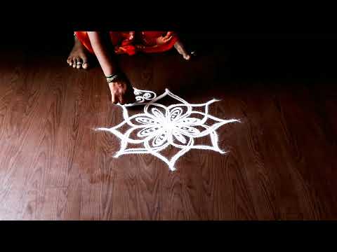 rangoli designs | daily rangoli art | simple kolam art