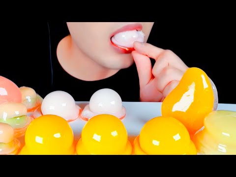 ASMR, Crunchy Candied Jelly, Tanghulu Eating Vlog, Mukbang 바삭바삭한 캔디 젤리, 탕후루 먹기 @jejeasmr7707