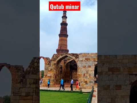 Historical and iconic place!! Qutub minar delhi!!#shortvideio