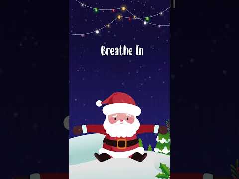 Can you breathe like Santa? #yogaforkids #yogaguppy #kidsyoga #yoga #christmas #santaclaus