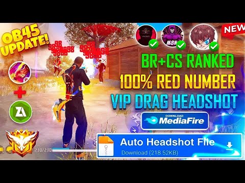 🔥OB45 | Auto headshot config file free fire aimbot+aimlock | Headshot config file free fire max