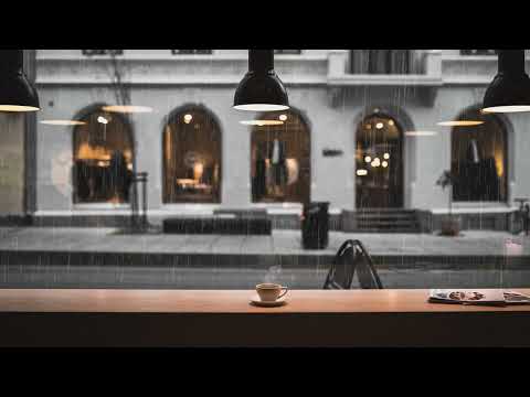 Rainy Day Ambience: Coffee Shop Study & Chill ☕🌧️ | Relaxing Sounds for Work, Reading & Meditation