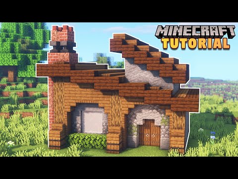 Minecraft: Wooden Rustic House Tutorial