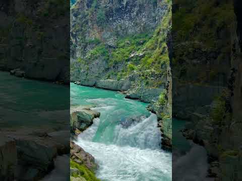 Aharbal Kashmir nature #kashmir #nature #waterfall #watercolor #trending #viral #beautyofkashmir