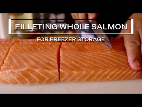 How To Fillet Whole Salmon For Freezer Storage