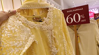 Sana Safinaz Flat 50% OFF 🔥 Sana safinaz Sale 2025📣🔥 New Collection on Sale😱👌