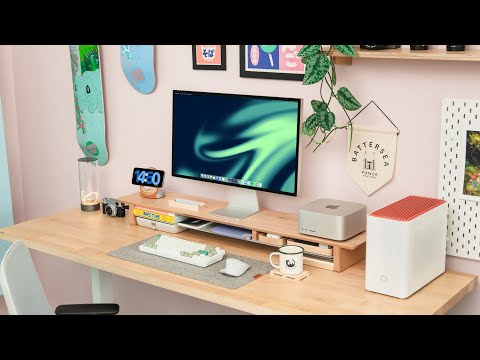 One Monitor Desk Setup for Everything! | Mac, iPad, & Gaming PC