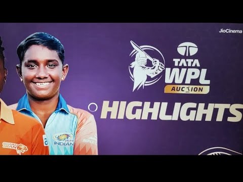 TATA WPL AUCTION HIGHLIGHTS 2025