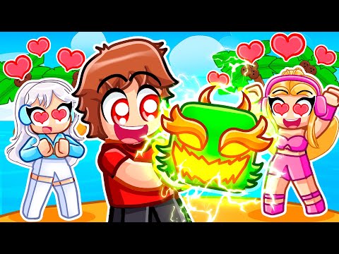 I Spent $100,000 On The Dragon Fruit To Rizz MY CRAZY FAN GIRLS... (Blox Fruits)