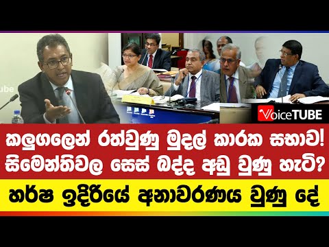 කලුගලෙන් රත්වුණු මුදල් කාරක සභාව! සිමෙන්තිවල සෙස් බද්ද අඩු වුණු හැටි? හර්ෂ ඉදිරියේ අනාවරණය වුණු දේ