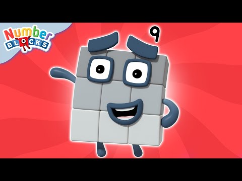 Nine | Full Episode - S2 E4 | Numberblocks (Level 2 - Orange 🟠)