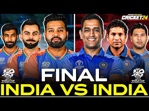 MS DHONI against ROHIT in an EPIC FINAL | CRICKET 24