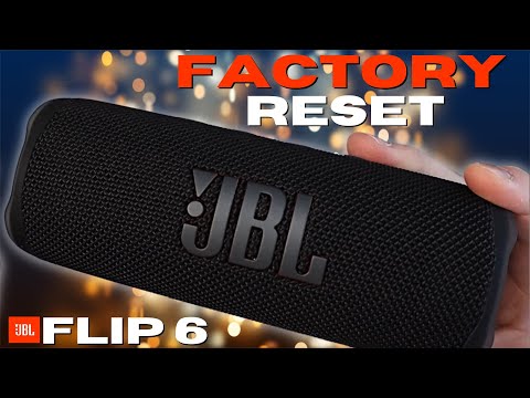 How to Factory Reset JBL Flip 6 Bluetooth Speaker ✨