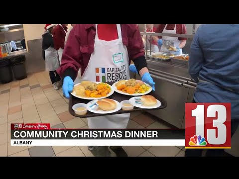 Capital City Rescue Mission provides Christmas dinner for people in need