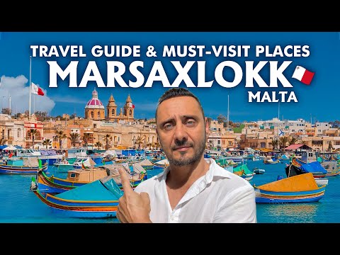 Exploring the Charming MARSAXLOKK Fishing Village in Malta!