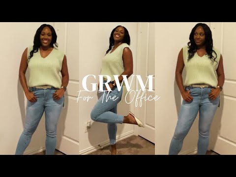 GET DRESSED WITH ME FOR WORK | FALL WORK OUTFIT IDEAS | VLOGTOBER DAY 5 #grwm