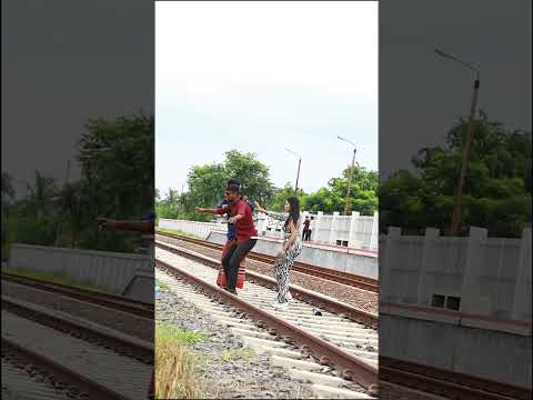 MOST VIRAL TRAIN HORN PRANK ON GIRL! | SAGOR BHUYAN #prank #trainhornprank #shorts