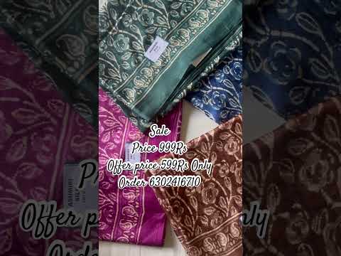 Kv collections Kashmiri silksaree order 6302416710#trending #trendingshorts #saree #story #offer