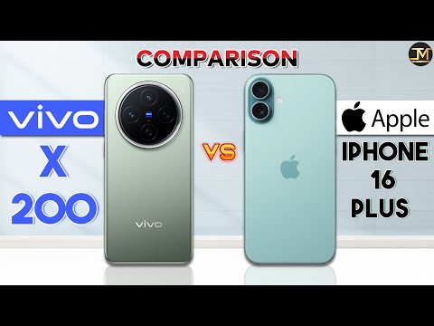 Vivo X200 vs iPhone 16 Plus : Which Phone is Best❓😯