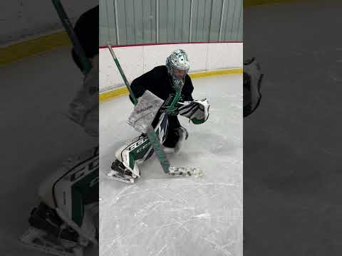 Figure 8 Skating Drill for Advanced Goalies And Stronger Edge Control #goaliecoaches #goaliedrills