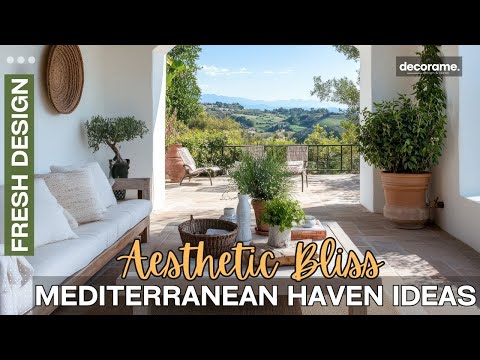 Aesthetic Bliss: Crafting an Indoor-Outdoor Mediterranean Haven