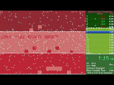 (OLD) [3:05.367] Space Is Key Christmas - Any% Speedrun