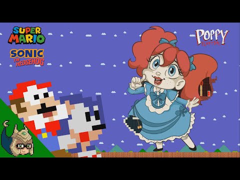 Mario and Sonic vs Giant Poppy Playtime Chapter 3 (MAZE Animation)