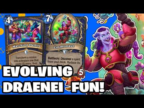 Is Draenei Shaman Actually GOOD!?! Great Dark Beyond Hearthstone Shaman Deck