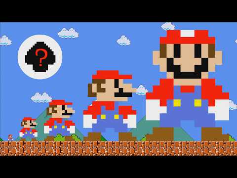 GIANT Super Mario Growing up and the Colossal Mushroom (Mario Cartoon Animation)