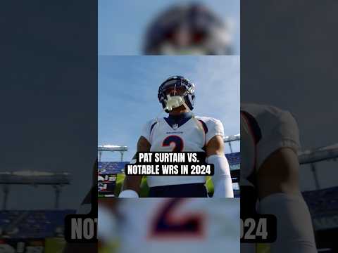 Pat Surtain vs. Notable WRs in 2024