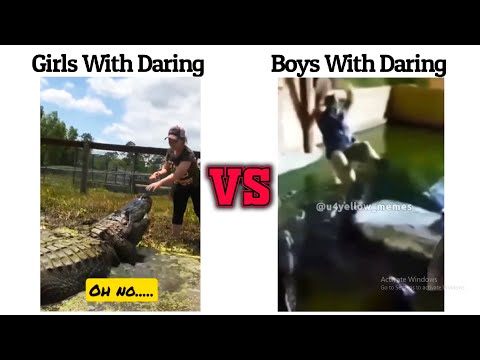 Girls With Daring Vs Boys With Daring !! Memes #viralmemes #mem