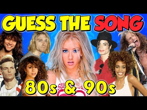 Guess The Song… 80s & 90s 🎶 | 1980 – 1999 | Music Quiz 🎶