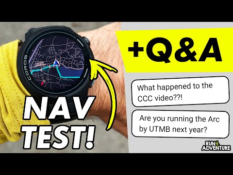 Coros Pace Pro Navigation Test - BETTER THAN BEFORE? | Run4Adventure