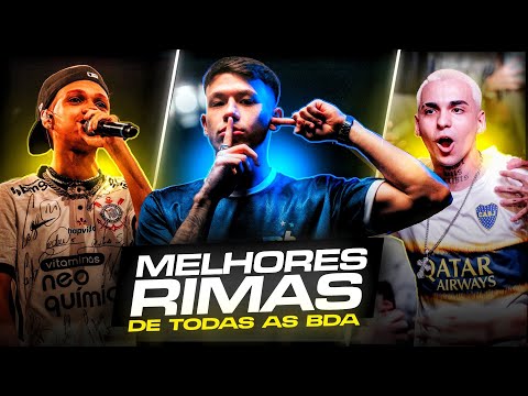 AS MELHORES RIMAS DE TODAS AS BATALHAS DE TRIO! (BDA) 🔥