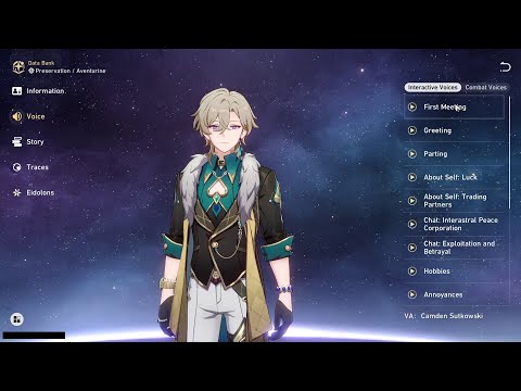 AVENTURINE ALL VOICE LINES (ENGLISH)