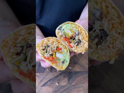 QUICK & EASY CHICKEN FAJITA #burrito #recipe